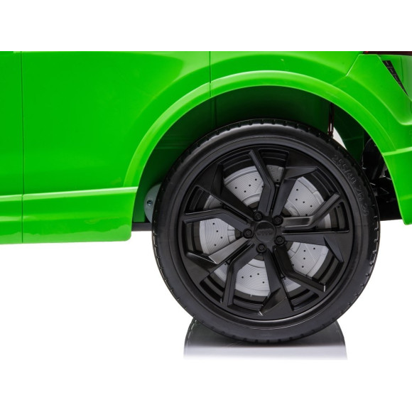 Samochód na akumulator Audi RS Q8 zielony Samochód na akumulator Audi RS Q8 zielony