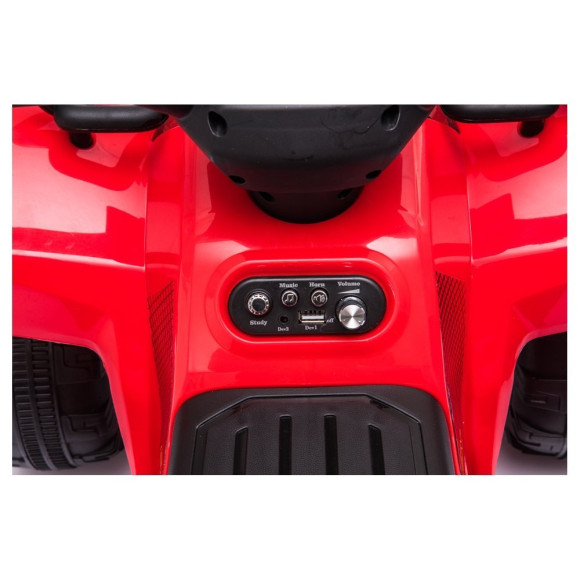 Quad na akumulator JS320 czerwony Quad na akumulator JS320 czerwony