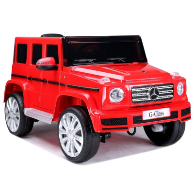 Samochód na akumulator Mercedes G500 czerwony