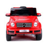 Samochód na akumulator Mercedes G500 czerwony Samochód na akumulator Mercedes G500 czerwony