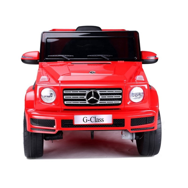 Samochód na akumulator Mercedes G500 czerwony