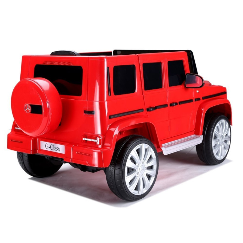 Samochód na akumulator Mercedes G500 czerwony