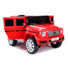 Samochód na akumulator Mercedes G500 czerwony Samochód na akumulator Mercedes G500 czerwony