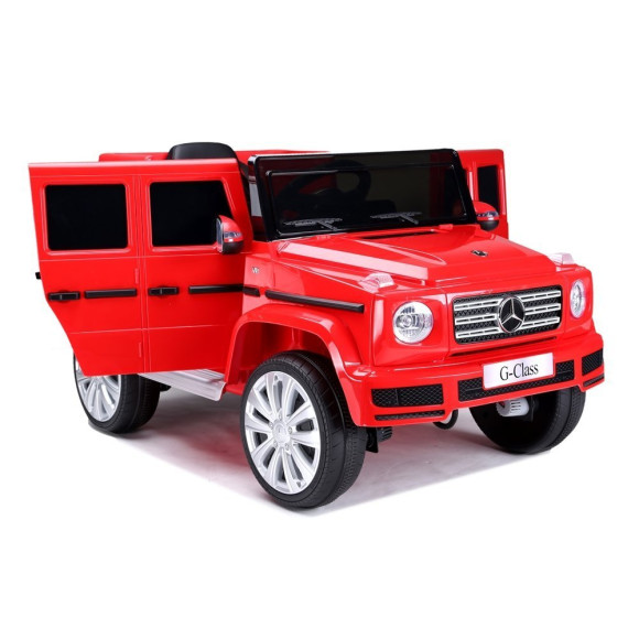 Samochód na akumulator Mercedes G500 czerwony Samochód na akumulator Mercedes G500 czerwony