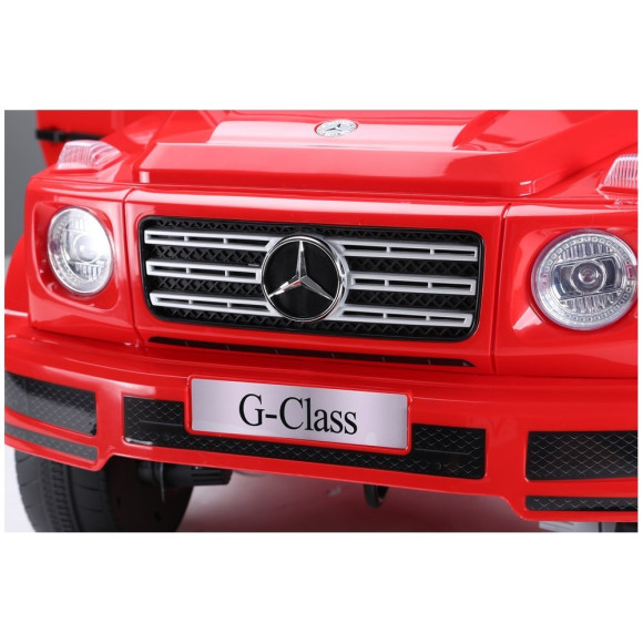 Samochód na akumulator Mercedes G500 czerwony Samochód na akumulator Mercedes G500 czerwony