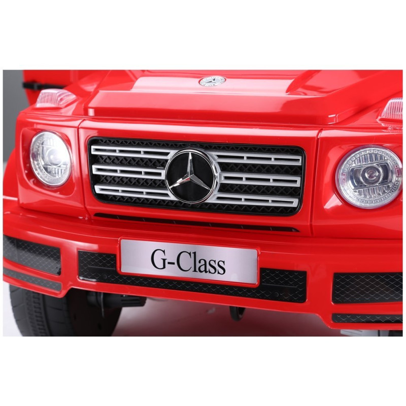 Samochód na akumulator Mercedes G500 czerwony