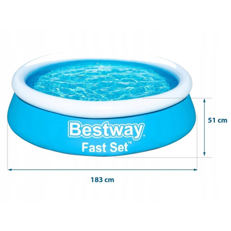Basen ogrodowy rozporowy 183 x 51 cm Bestway 57392