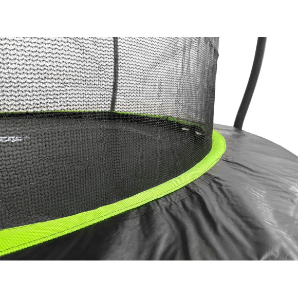 Trampolina LEAN Sport Max 12ft Czarno-Zielona Trampolina LEAN Sport Max 12ft Czarno-Zielona