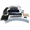 Trampolina LEAN Sport Max 12ft Czarno-Zielona