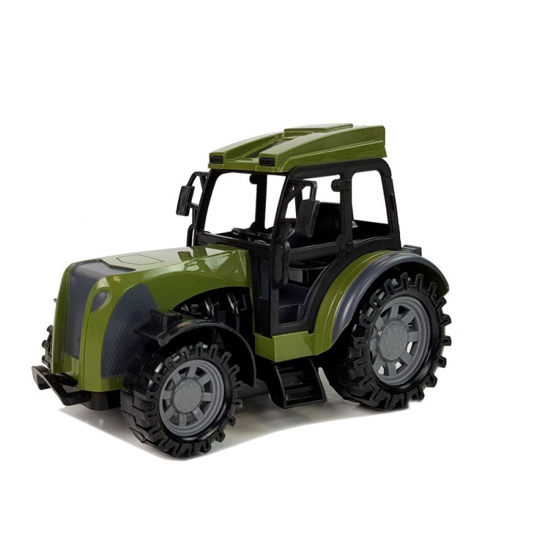 Zielony Traktor z Przyczepą Cysterna Na Mleko Zdalnie Sterowany 2.4G