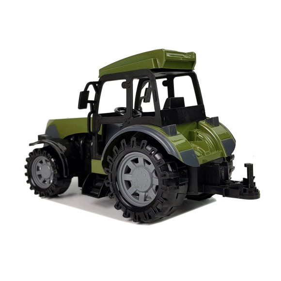 Zielony Traktor z Przyczepą Cysterna Na Mleko Zdalnie Sterowany 2.4G