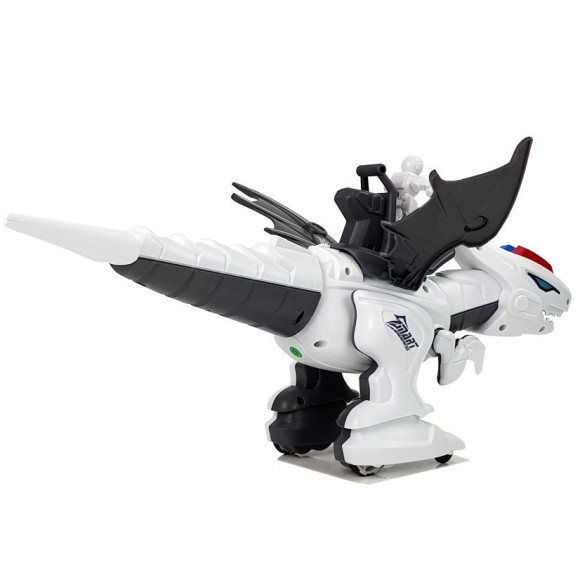 Dinozaur Tyranozaur Robot Interaktywny Zdalnie Sterowany K18 Programowanie Biały Dinozaur Tyranozaur Robot Interaktywny Zdalnie Sterowany K18 Programowanie Biały