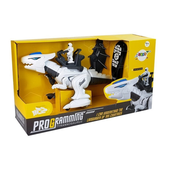Dinozaur Tyranozaur Robot Interaktywny Zdalnie Sterowany K18 Programowanie Biały Dinozaur Tyranozaur Robot Interaktywny Zdalnie Sterowany K18 Programowanie Biały