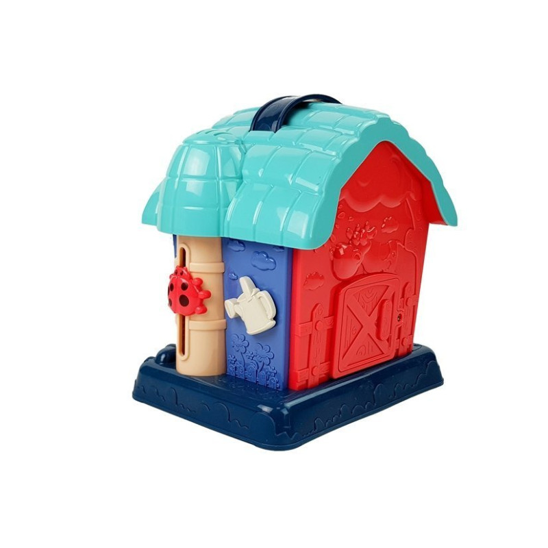 Muzyczna Stodoła Zwierzęta Gospodarstwo Dźwięki Muzyka Różowa