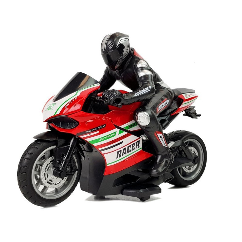 Motor Sportowy Ścigacz Zdalnie Sterowany 2.4G  Zasięg 35 m Czerwony