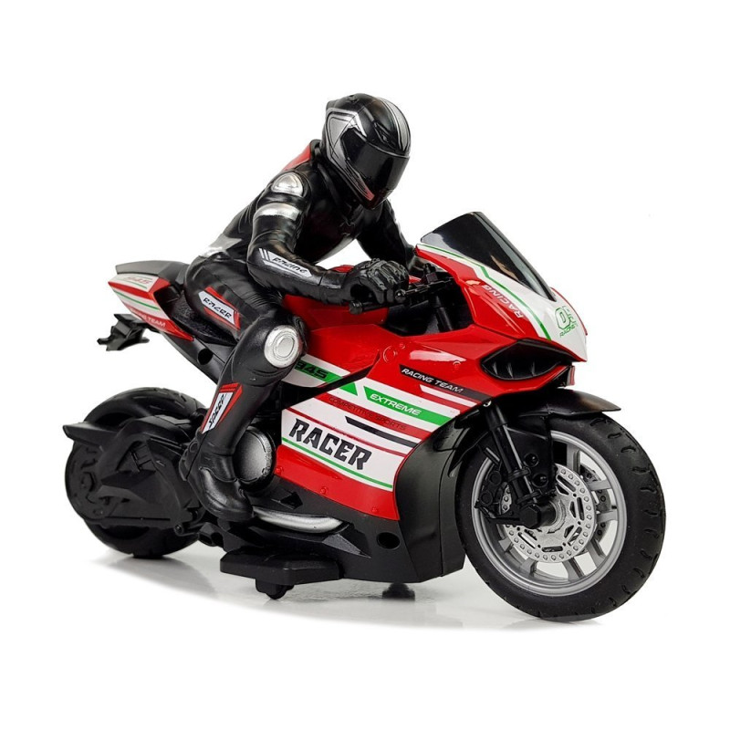 Motor Sportowy Ścigacz Zdalnie Sterowany 2.4G  Zasięg 35 m Czerwony