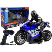 Motor Sportowy Ścigacz Zdalnie Sterowany 2.4G  Zasięg 35 m Niebieski