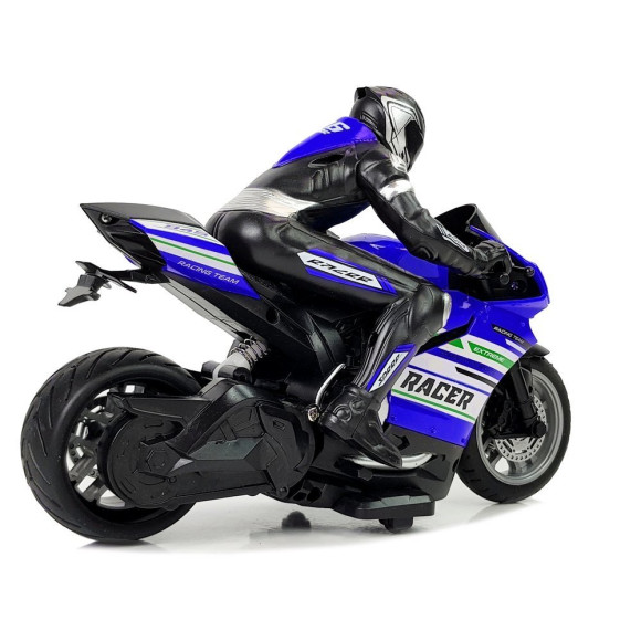 Motor Sportowy Ścigacz Zdalnie Sterowany 2.4G Zasięg 35 m Niebieski Motor Sportowy Ścigacz Zdalnie Sterowany 2.4G Zasięg 35 m Niebieski