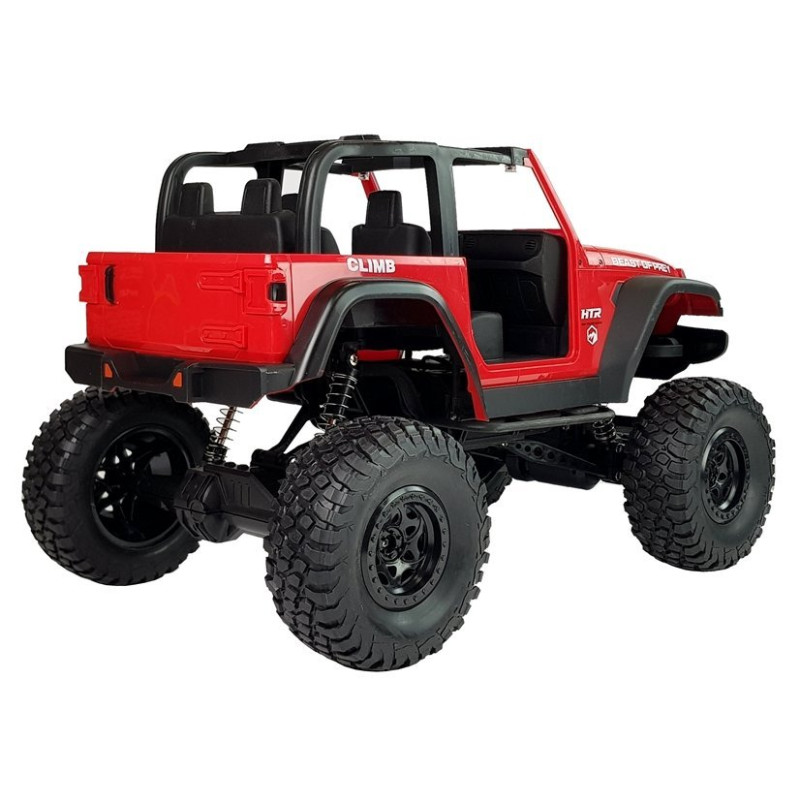 Auto Terenowe Jeep Zdalnie Sterowane 2.4G Czerwone