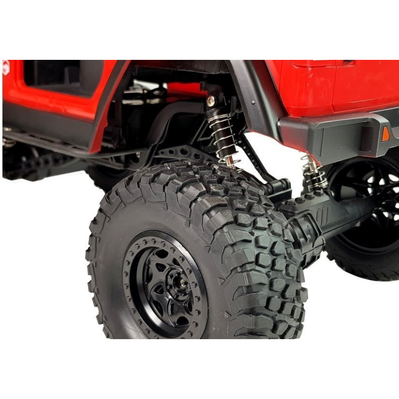 Auto Terenowe Jeep Zdalnie Sterowane 2.4G Czerwone