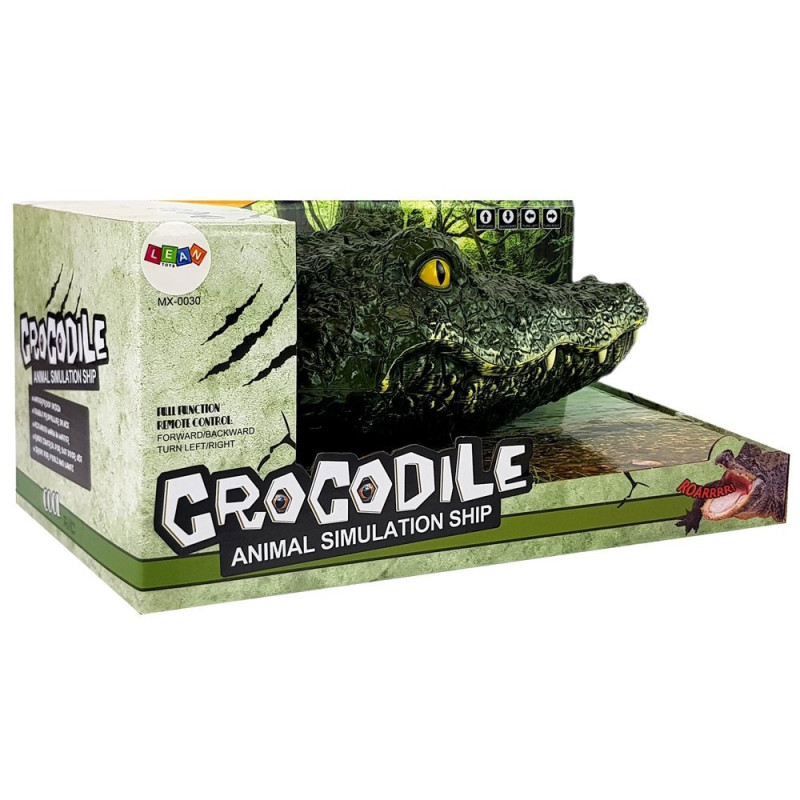 Głowa Krokodyla Łódź Zdalnie Sterowana 2.4G Zasięg 50 m