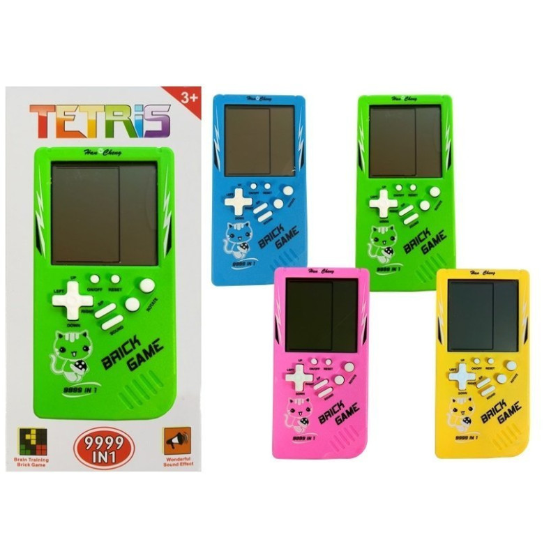 Gra Elektroniczna Tetris Brick Game Niebieska