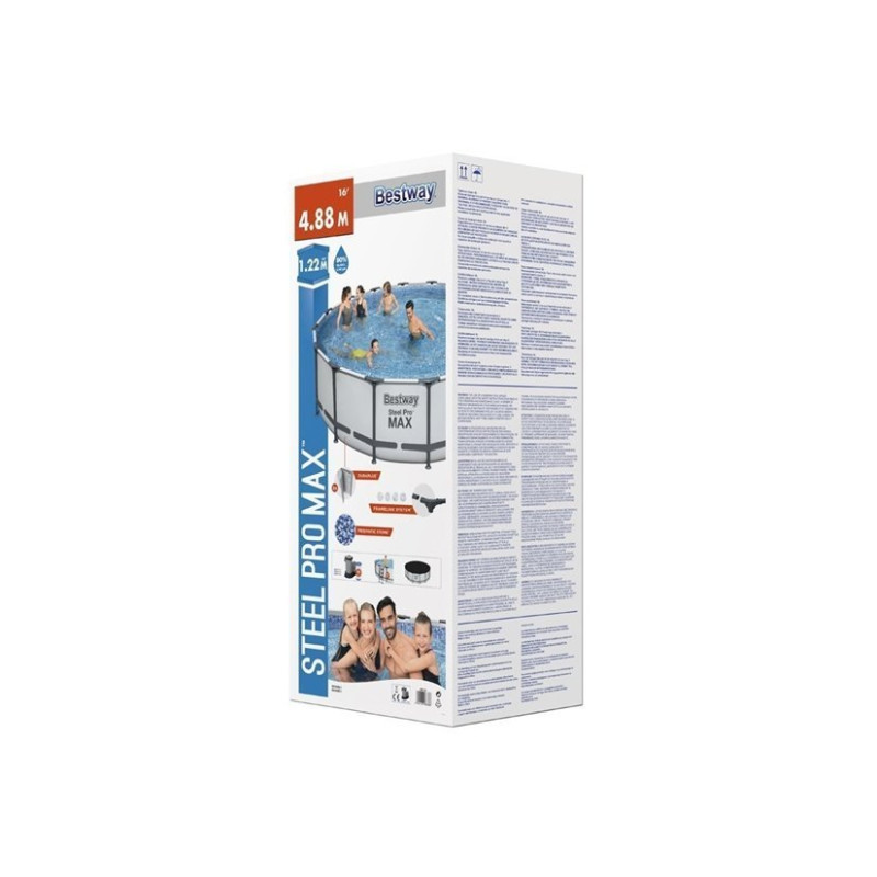 Basen Ogrodowy Stelażowy 488 x 122cm  Bestway 5612Z