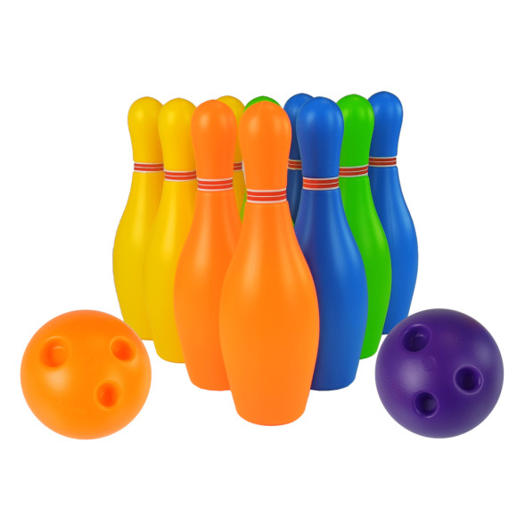 Kolorowy Zestaw Gry w Kręgle 10 szt Kula 26 cm Kolorowy Zestaw Gry w Kręgle 10 szt Kula 26 cm