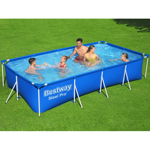 Basen Stelażowy 400 x 211 x 81 cm Bestway 56424 Basen Stelażowy 400 x 211 x 81 cm Bestway 56424