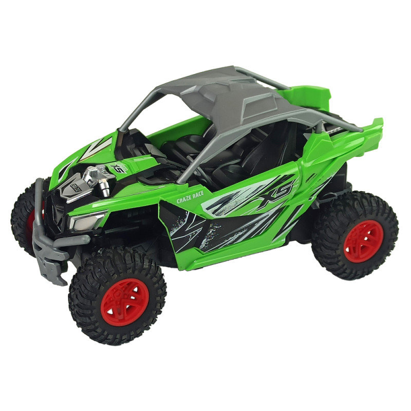 Terenowe Auto Cross Country Zdalnie Sterowane Pilot 27 MHz Zielone