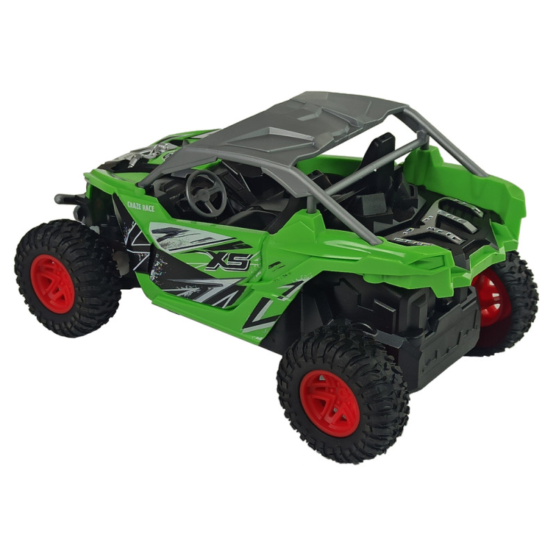 Terenowe Auto Cross Country Zdalnie Sterowane Pilot 27 MHz Zielone