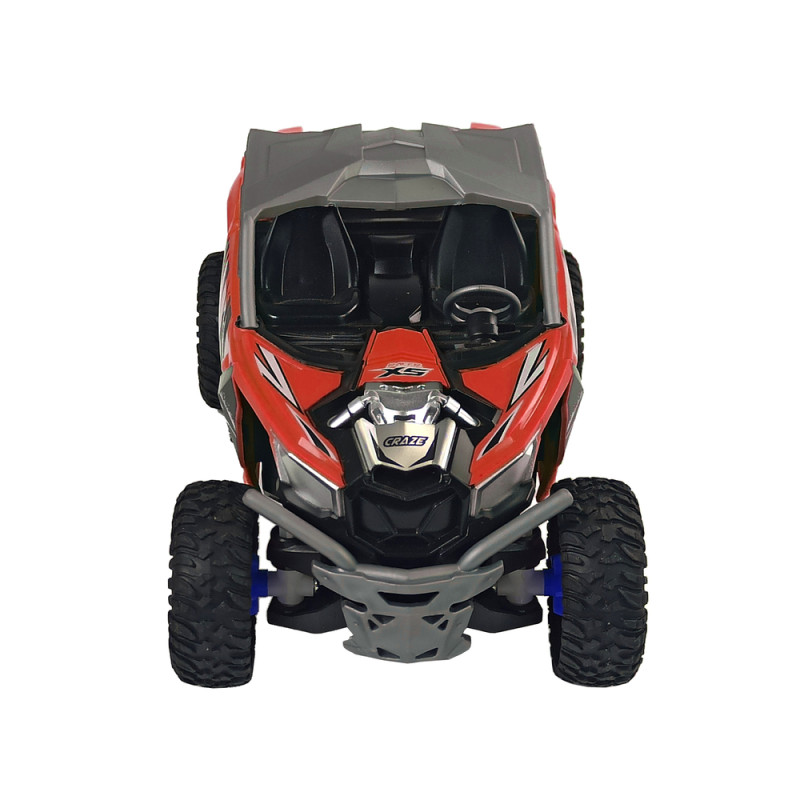 Terenowe Auto Cross Country Zdalnie Sterowane Pilot 27 MHz Czerwone