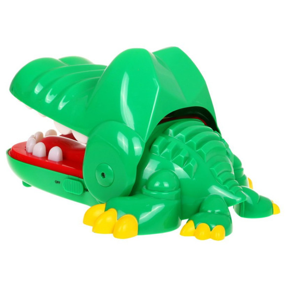 Gra zręcznościowa "Krokodyl u dentysty" dla dzieci 3+ Interaktywna zabawka + 3 tryby gry Bolący ząbek Refleks Memory Gra zręcznościowa "Krokodyl u dentysty" dla dzieci 3+ Interaktywna zabawka + 3 tryby gry Bolący ząbek Refleks Memory