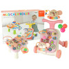 Interaktywny Pchacz, Chodzik Stolik 2w1 Różowy
