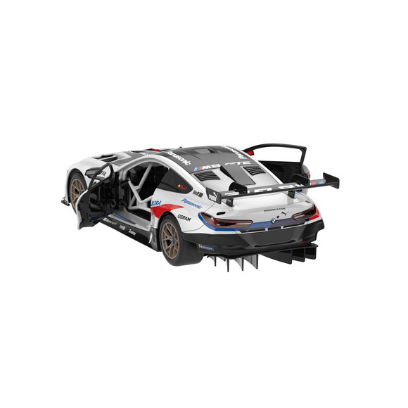 BMW M8 GTE biały RASTAR model 1:18 Zdalnie sterowane auto + Body kit + Pilot 2,4 GHz