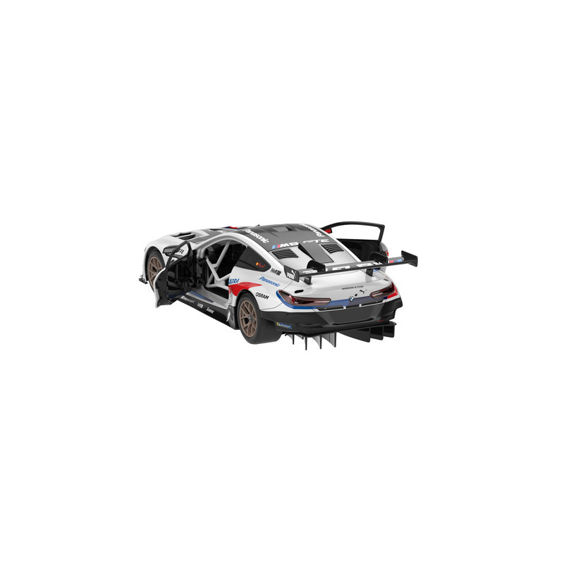 BMW M8 GTE biały RASTAR model 1:18 Zdalnie sterowane auto + Body kit + Pilot 2,4 GHz