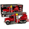 Samochód Ciężarówka Straż Pożarna Czerwona Woda Dźwięki Światła