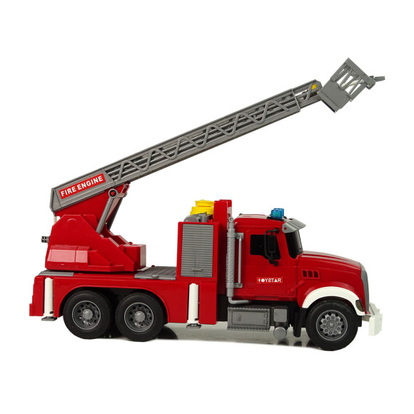 Samochód Ciężarówka Straż Pożarna Czerwona Woda Dźwięki Światła