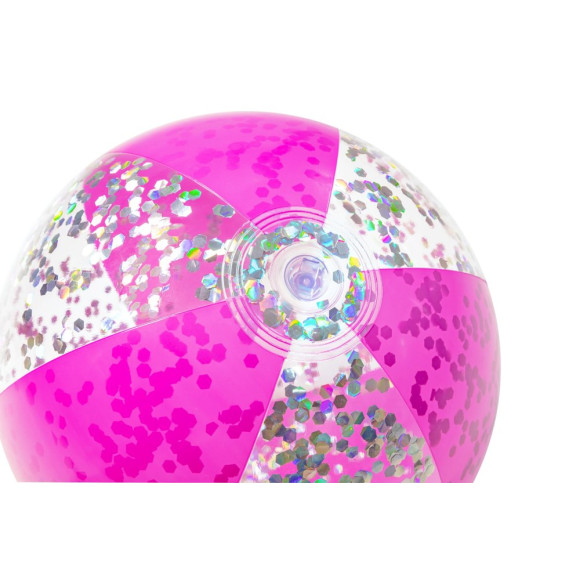 Piłka Plażowa Z Brokatem Rózowa 41cm Bestway 31050 Piłka Plażowa Z Brokatem Rózowa 41cm Bestway 31050