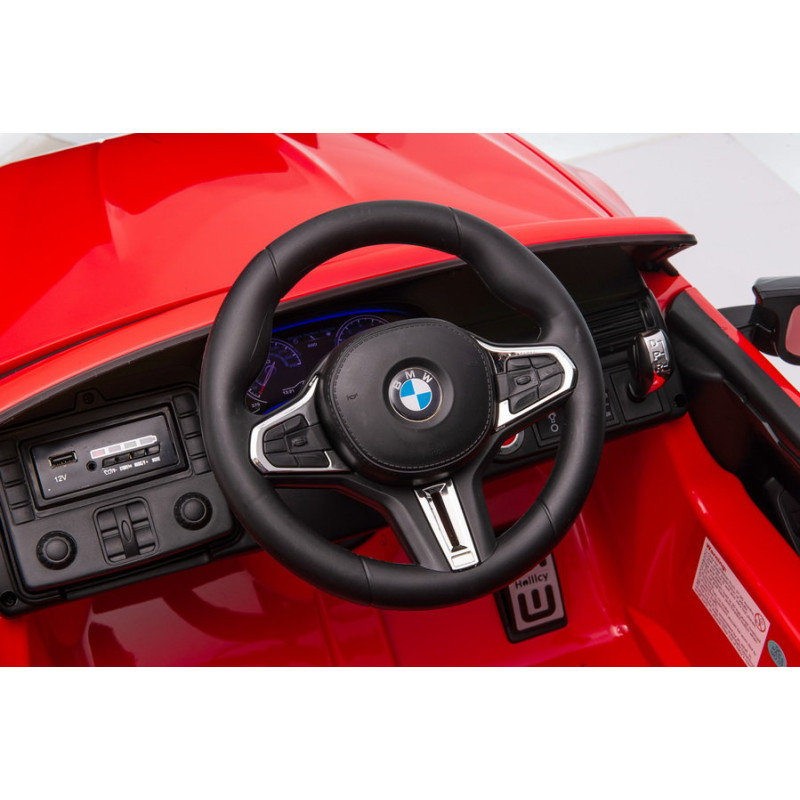 Auto Na Akumulator BMW M5 Z Platformą Dla Rodzica Czerwone Lakierowane