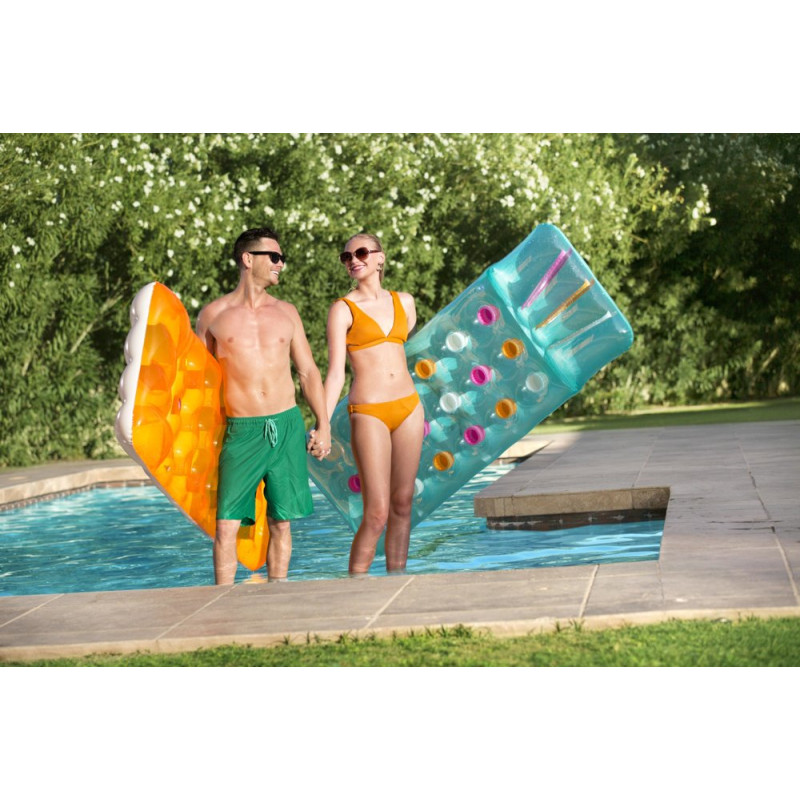 Dmuchany Materac Do Pływania Żółty 188 x 71 cm Bestway 43014
