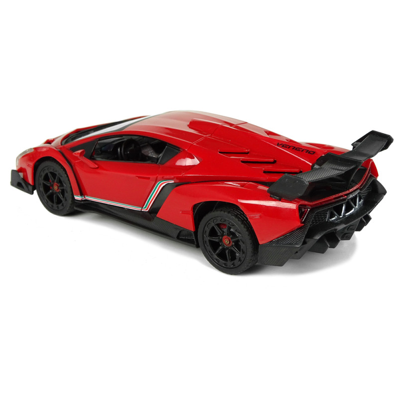 Auto Sportowe R/C 1:24 Lamborghini Veneno Czerwone 2.4 G Światła