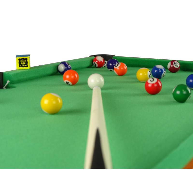 Stół do Bilarda Gra Towarzyska Kije Bile 58 cm