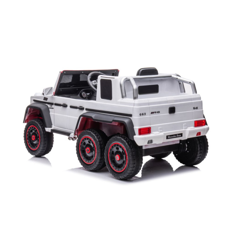 Auto Na Akumulator Mercedes Benz G63  6X6 Biały