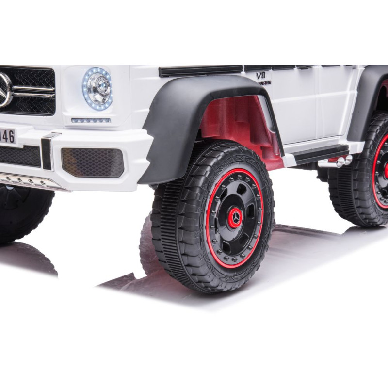 Auto Na Akumulator Mercedes Benz G63  6X6 Biały