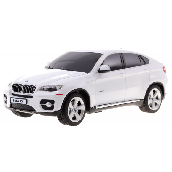 BMW X6 białe RASTAR model 1:24 Zdalnie sterowane Auto SUV + pilot
