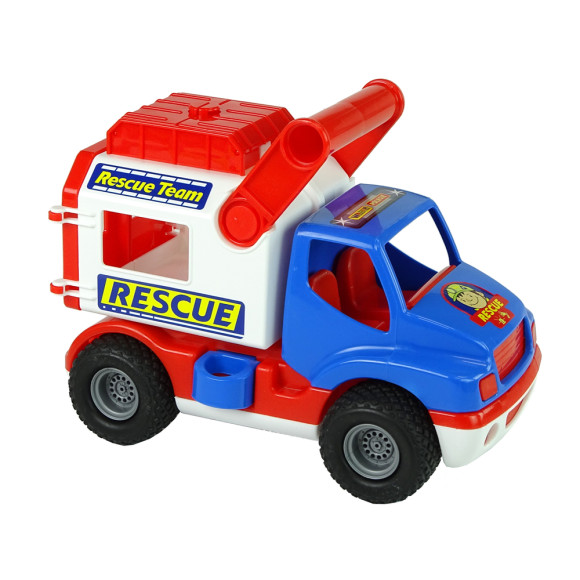 Samochód Ratowniczy Auto ConsTruck Niebiesko Biały Polesie 41937 Samochód Ratowniczy Auto ConsTruck Niebiesko Biały Polesie 41937