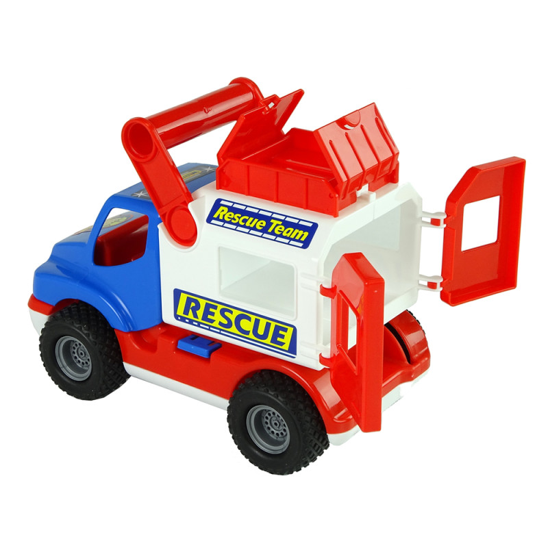 Samochód Ratowniczy Auto ConsTruck Niebiesko Biały Polesie 41937