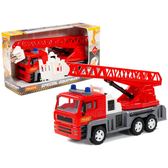 Samochód Auto Strażacki "Ałmaz" Wysuwana Drabina 70 cm Czerwony 88956 Samochód Auto Strażacki "Ałmaz" Wysuwana Drabina 70 cm Czerwony 88956