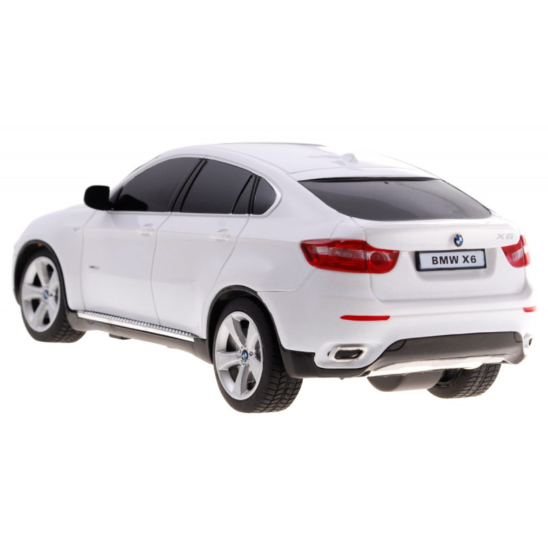 BMW X6 białe RASTAR model 1:24 Zdalnie sterowane Auto SUV + pilot